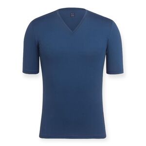 NEW Rapha Base Layer Blue V Neck Merino T Shirt Size XS
